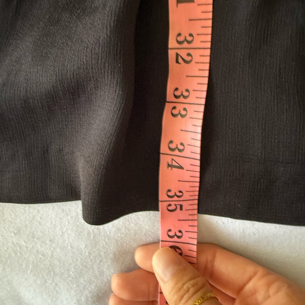 Ann Taylor Black Dress with Geometric Embroidery - Picture 11 of 12